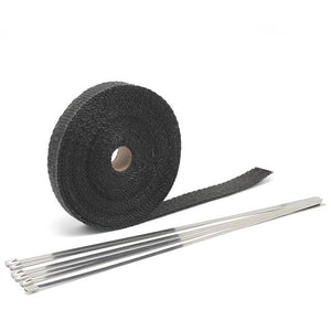 Planet Gates China / 10m black ZSDTRP 5/10/15M Car Moto Heat Shield Wrap Turbo Exhaust Heat Tape Wrap Pipe Wrap Shields Manifold Header Insulation Cloth Roll