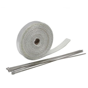 Planet Gates China / 10m silver ZSDTRP 5/10/15M Car Moto Heat Shield Wrap Turbo Exhaust Heat Tape Wrap Pipe Wrap Shields Manifold Header Insulation Cloth Roll