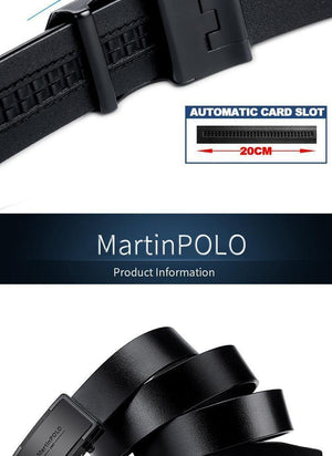 Planet Gates China / 110cm Men Belt Genuine Leather Automatic Buckle Luxury Brand Male Belts Black Strap Original Natural Cowskin