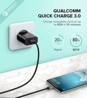 Planet Gates China / 18W PD Charger Ugreen  18W USB Charger Quick Charge 3.0 Mobile Phone Charger for iPhone Fast QC 3.0 PD Charger for Huawei Samsung Galaxy S9+