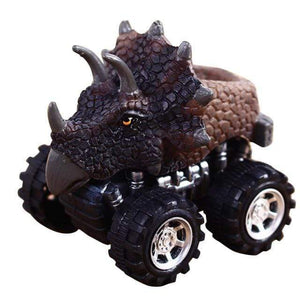 Planet Gates China / 1PC 2 Dinosaur Toys Clockwork Pull Back  Dino Model Animal Vehicles Truck Hobby Educational Mini Kids Toys For Boys