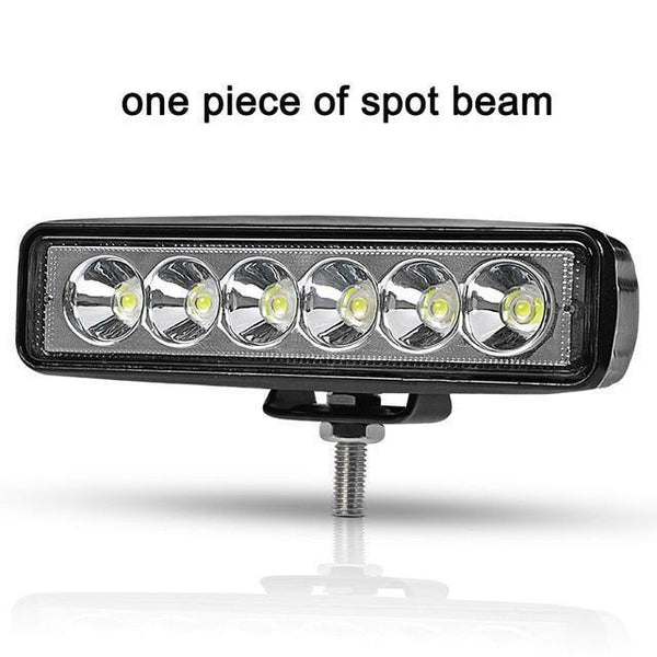 Planet Gates China / 1Pcs Spot Beam 1/2Pcs 6 inch 18W LED Work Light Flood Beam Spotlight Truck Light For Jeep Motorcycles Offroad 4x4 ATV 4WD SUV UAZ Car Fog Light