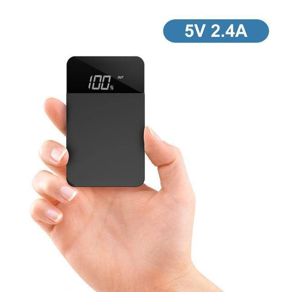 ROCK Mini Power Bank 10000mAh Dual USB Ports External Battery Powerbank with Digital Display for iphone XS Xiaomi PoverBank - Planet Gates