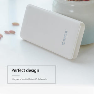 Planet Gates China / 20000mAh White ORICO 20000mAh 3 USB Power Bank 5V/2A*2+5V1A*1 External Battery Mobile Backup Bank Charger with Flashlight Universal White