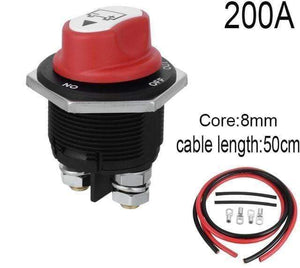 Planet Gates China / 200A add 8mm cable 50A 100A 200A Battery Isolator Cut Out Off Kill Switch Kit Car Race Rally Switch for motorcycle/car/boart