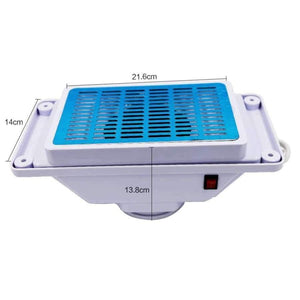 Planet Gates China / 25w 220V EU Plug Nail Dust Collector Nail Art Nails Manicure Machine Manicure Tools Equipment Nail Art Vacuum Cleaner Machine Manicure EU/US plug