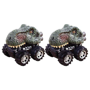 Planet Gates China / 2PCS 4 Dinosaur Toys Clockwork Pull Back  Dino Model Animal Vehicles Truck Hobby Educational Mini Kids Toys For Boys