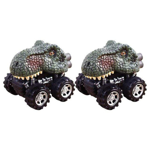 Planet Gates China / 2PCS 4 Dinosaur Toys Clockwork Pull Back  Dino Model Animal Vehicles Truck Hobby Educational Mini Kids Toys For Boys