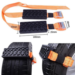 Planet Gates China 2pcs Car Snow Chains Rubber Snow Chains Universal Car Suit Tyre Winter Roadway Safety Auto Tire Chains Snow Climbing Mud Ground