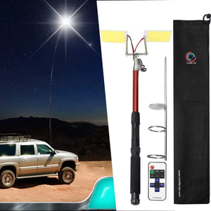 Planet Gates China 3.75M 12V Telescopic LED Fishing Rod Outdoor Lantern Remote Control Camping Lamp Light for Road Trip Self-drive Travelling