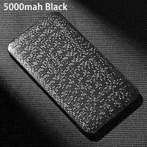Planet Gates China / 5000mah Black Power bank USAMS Mosaic Ultra Slim 5000mAh Powerbank for iPhone Mobile Phone