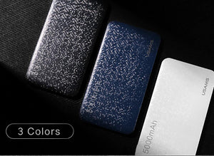 Planet Gates China / 5000mah Black Power bank USAMS Mosaic Ultra Slim 5000mAh Powerbank for iPhone Mobile Phone