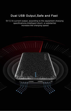 Planet Gates China / 5000mah Black Power bank USAMS Mosaic Ultra Slim 5000mAh Powerbank for iPhone Mobile Phone