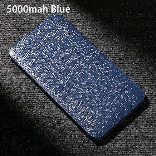 Planet Gates China / 5000mah Blue Power bank USAMS Mosaic Ultra Slim 5000mAh Powerbank for iPhone Mobile Phone