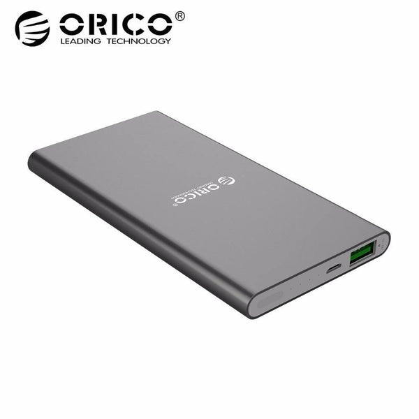 Planet Gates China / 5000mAh ORICO Quick Charge Power Bank 5000mAh USB LED Powerbank External Battery Charger For Mobile Phones Tablets Poverbank for Xiaomi