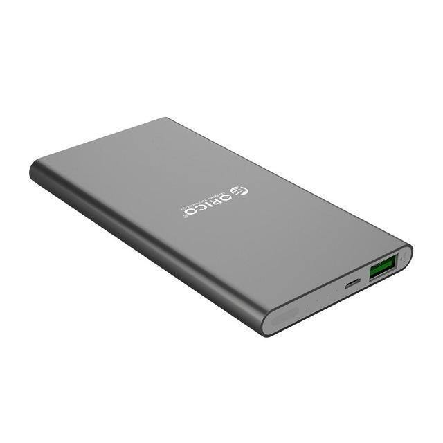 Planet Gates China / 5000mAh ORICO Quick Charge Power Bank 5000mAh USB LED Powerbank External Battery Charger For Mobile Phones Tablets Poverbank for Xiaomi