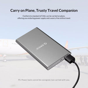 Planet Gates China / 5000mAh ORICO Quick Charge Power Bank 5000mAh USB LED Powerbank External Battery Charger For Mobile Phones Tablets Poverbank for Xiaomi