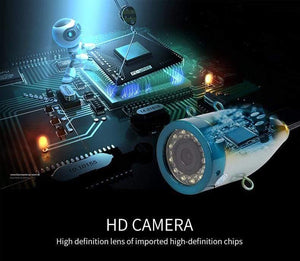 Planet Gates China / 50M-No DVR Fish Finder 15/30/50M DVR 1000TVL Underwater Hunting Video Camera for fishing 7"Monitor 24 Controllable LEDs