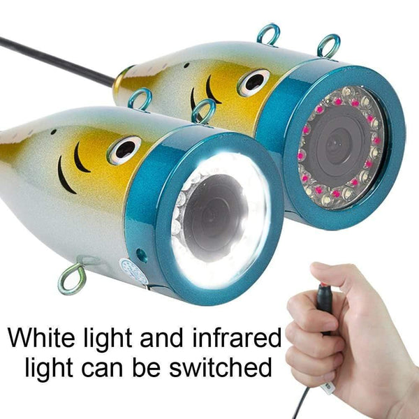 Planet Gates China / 50M-No DVR Fish Finder 15/30/50M DVR 1000TVL Underwater Hunting Video Camera for fishing 7"Monitor 24 Controllable LEDs