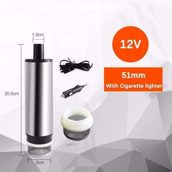 Planet Gates China / 51MM 12V DYQ 12l/min 38/51MM Dc Electric Submersible Pump For Pumping Diesel Oil Water , Fuel Transfer Pump ,oil Suction Pump , 12 24 V Volt