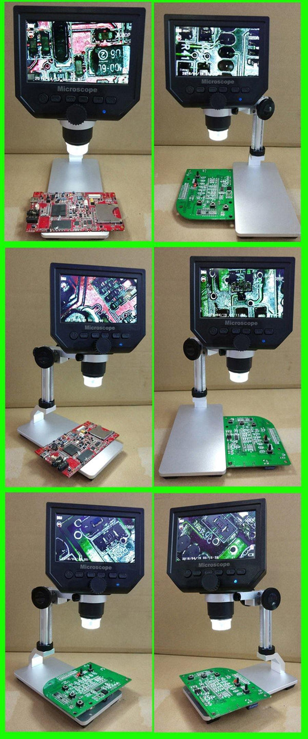 Planet Gates China 600X  digital microscope electronic video microscope 4.3 inch HD LCD soldering microscope  phone repair