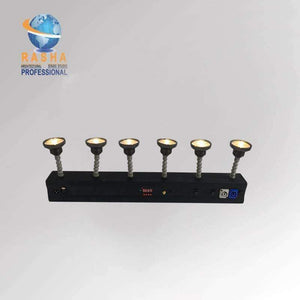 Planet Gates China 6X Pack Bullet 10W Zoom Warmwhite Battery Powered WIFI Easy LED Pinspot Light With IR Remote Control Magnetic For Wedding Party