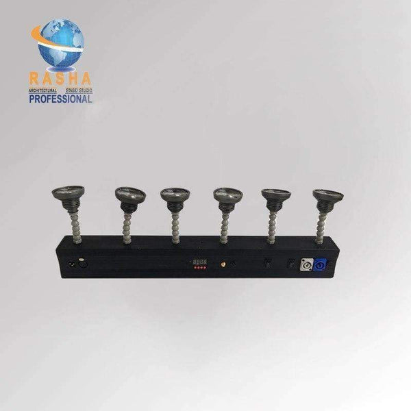 Planet Gates China 6X Pack Bullet 10W Zoom Warmwhite Battery Powered WIFI Easy LED Pinspot Light With IR Remote Control Magnetic For Wedding Party