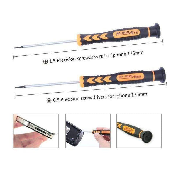 Planet Gates China 7-In-1 repair kit For Iphone Phone Precision Screwdrivers, Spudger, Plastic Triangle, suction cup Repair Tool Set