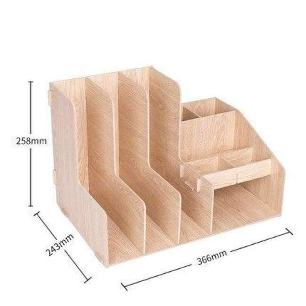 Planet Gates China / 79251 Office Desk Organizer DIY Document File Cabinet Multifunction Desk Accessories Storage Magazine Book Desk Shelf