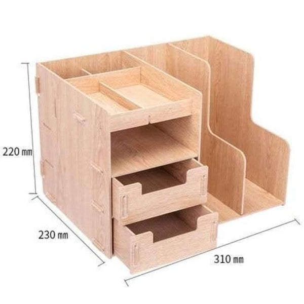 Planet Gates China / 79252 Office Desk Organizer DIY Document File Cabinet Multifunction Desk Accessories Storage Magazine Book Desk Shelf
