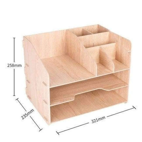Planet Gates China / 79260 Office Desk Organizer DIY Document File Cabinet Multifunction Desk Accessories Storage Magazine Book Desk Shelf