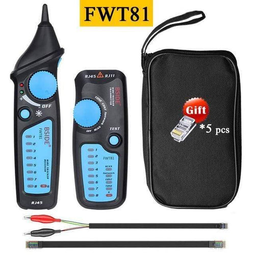 Planet Gates China / 81 Upgrade Version Network Cable Tracker Tester BSIDE FWT82 81 RJ45 RJ11 Telephone Wire Toner Ethernet LAN Tracer Analyzer Detector Line Finder