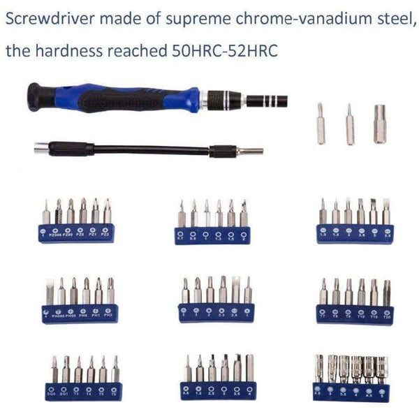 Planet Gates China 82 in 1 with 57 Bit Magnetic Driver Kit Precision Screwdriver set Hand Tools for Phone Electronics Repair Tool Kit