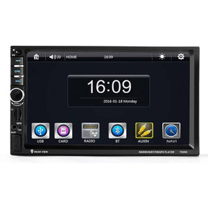 Planet Gates China / 8G card with camera Car Audio Autoradio 2 Din GPS Navigation 7 inch LCD Touch Screen Auto Radio Stereo Bluetooth Car Multimedia Player 2din