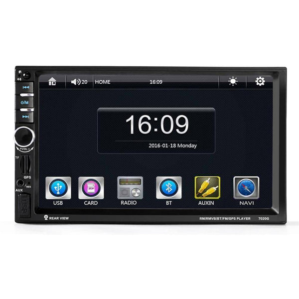 Planet Gates China / 8G card with camera Car Audio Autoradio 2 Din GPS Navigation 7 inch LCD Touch Screen Auto Radio Stereo Bluetooth Car Multimedia Player 2din