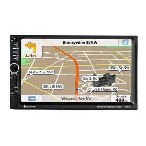 Planet Gates China / 8G card with camera Car Audio Autoradio 2 Din GPS Navigation 7 inch LCD Touch Screen Auto Radio Stereo Bluetooth Car Multimedia Player 2din