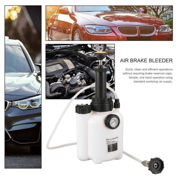 Planet Gates China 90 to 120 PSI Single Pot Air Brake Bleeder Fluid Change Kit Car Auto Air Powered Pneumatic Brake Vacuum Tool Vehicles Equipment