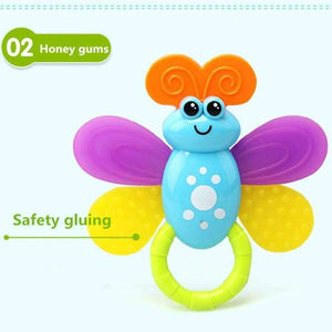 Planet Gates China 9pcs Newborn baby toy hand bell combination gift box bottle rattles bells big bottle baby wrist teeth bite bell toys Kids  toys