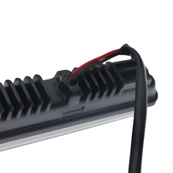 Planet Gates China / A    2 lines 2pcs White Universal DC 12V/24V COB LED Daytime Running Light Super Car DRL Lamp Installation Bracket Vehicles 12W E4