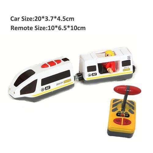 Planet Gates China / A RC Electric Train Set With Carriage Sound and Light Express Truck FIT Wooden Track Children Electric Toy Kids Toys