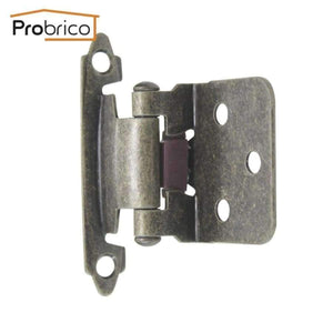 Planet Gates China / Antique Bronze Probrico 5 Pair Self Close Cabinet Door Hinge Kitchen Cupboard Flush Hinge Antique Furniture Hardware
