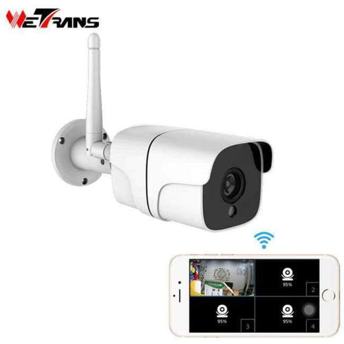 Planet Gates China / AU Plug / 1CH camera Wetrans Wireless Security Camera System 1080P IP Camera Wifi SD Card Outdoor 4CH Audio CCTV System Video Surveillance Kit Camara