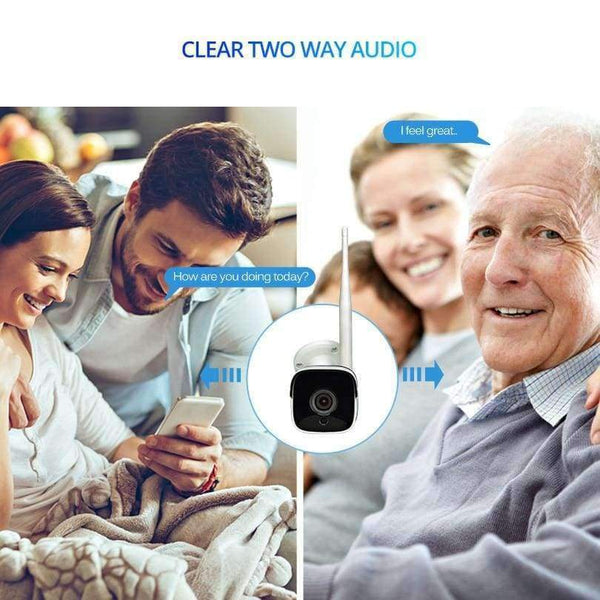 Planet Gates China / AU Plug / 1CH camera Wetrans Wireless Security Camera System 1080P IP Camera Wifi SD Card Outdoor 4CH Audio CCTV System Video Surveillance Kit Camara