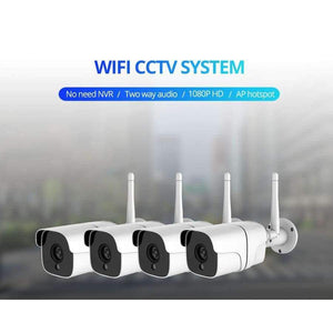 Planet Gates China / AU Plug / 1CH camera Wetrans Wireless Security Camera System 1080P IP Camera Wifi SD Card Outdoor 4CH Audio CCTV System Video Surveillance Kit Camara