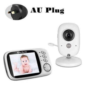 Planet Gates China / AU plug 3.2 inch Wireless Video Color Baby Monitor High Resolution Baby Nanny Security Camera Night Vision Temperature Monitoring