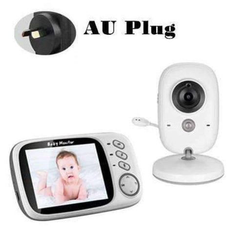 Planet Gates China / AU plug 3.2 inch Wireless Video Color Baby Monitor High Resolution Baby Nanny Security Camera Night Vision Temperature Monitoring