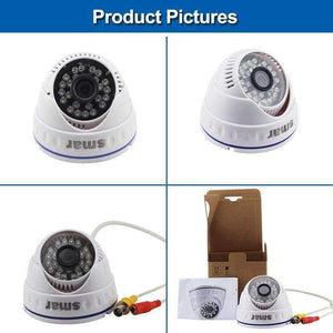 Planet Gates Китай / AU Plug Smar Система за домашна охранителна камера Аналогов самостоятелен комплект 4-канален CCTV DVR NVR AHD 4 бр. 700TVL 24 инфрачервена LED вътрешна куполна камера