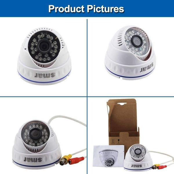 Planet Gates Китай / AU Plug Smar Система за домашна охранителна камера Аналогов самостоятелен комплект 4-канален CCTV DVR NVR AHD 4 бр. 700TVL 24 инфрачервена LED вътрешна куполна камера