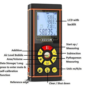 Planet Gates China Big Discount 40m Original Laser Rangefinder Digital Laser Distance Meter Laser Range Finder Area Volume with level