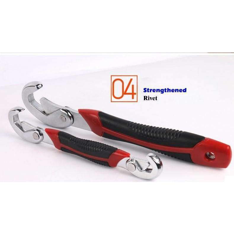 KALAIDUN Multi-Function 2pcs Universal Wrench  Adjustable Grip Wrench set 9-32mm ratchet wrench Spanner hand tools